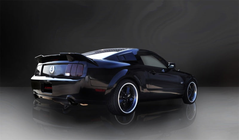 CORSA Performance Corsa 2005-2010 Ford Mustang Shelby GT500 5.4L V8 Black Sport Axle-Back Exhaust