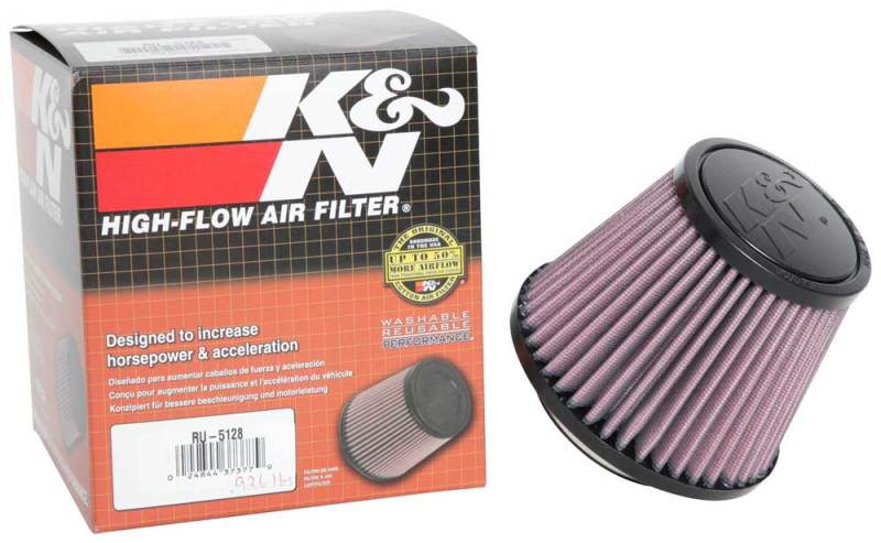 K&N Engineering K&N Universal Tapered Filter 2.75in Flange ID x 5.0625in Base OD x 3.5in Top OD x 4in Height