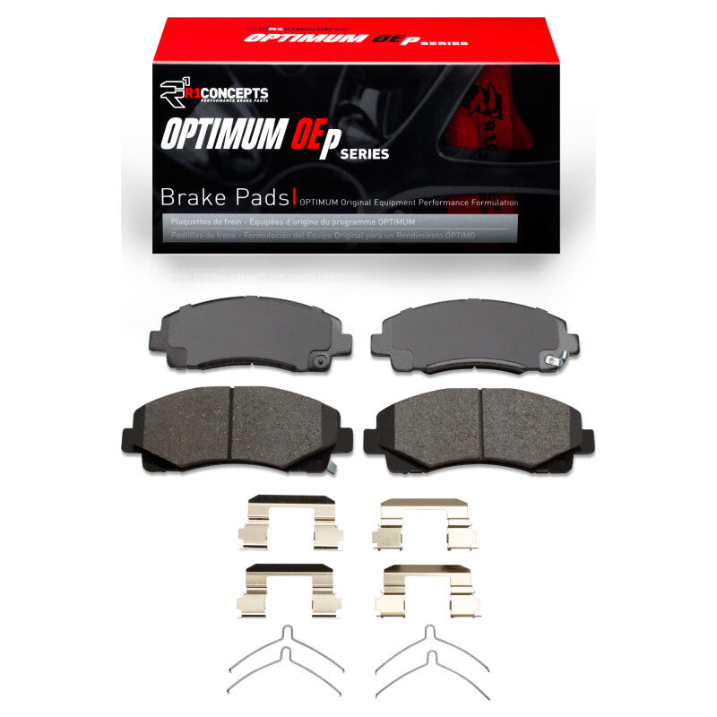 R1 Concepts R1 06-20 Acura TLX Front Optimum OE Brake Pads & Hardware Kit