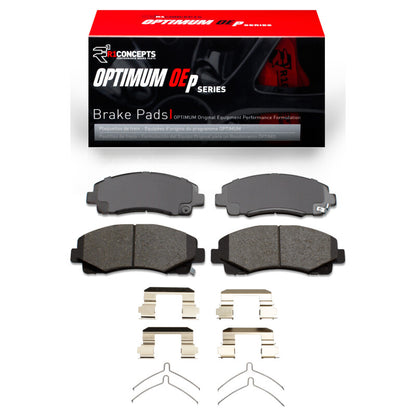 R1 Concepts R1 06-20 Acura TLX Front Optimum OE Brake Pads & Hardware Kit