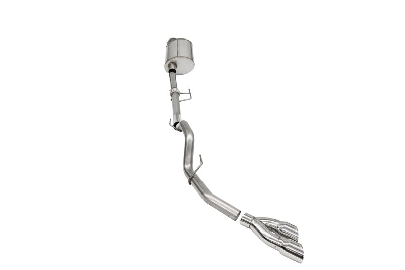 CORSA Performance Corsa 2021-2025 Ford F-150 Regular Cab/ 8in Bed 3.5L V6 Sport Cat-Back Single Side Exit-Polished