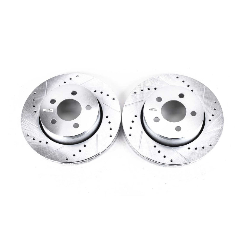 PowerStop Power Stop 07-11 Dodge Nitro Front Evolution Drilled & Slotted Rotors - Pair
