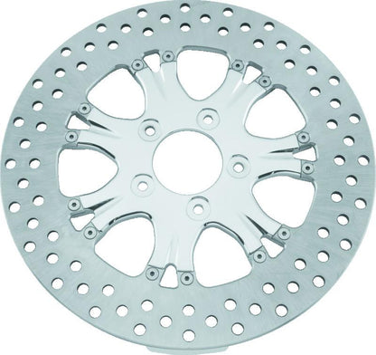 Performance Machine Disc/Carr 11.8 Heathen Rear - Chrome