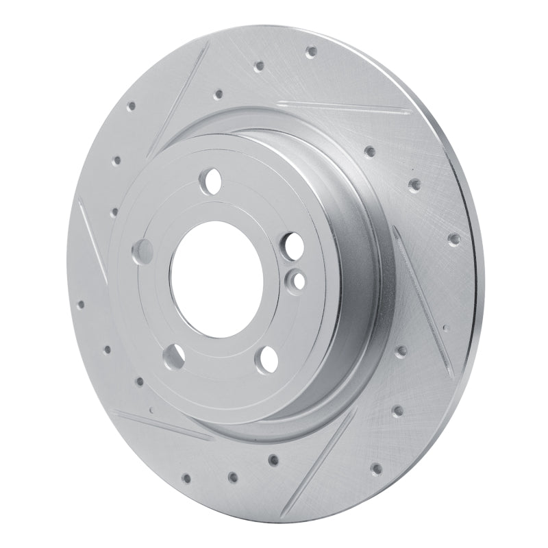R1 Concepts R1 19-26 Mercedes-Benz A220 Rear Left Drilled & Slotted Silver Brake Rotor