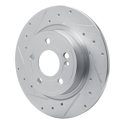 R1 Concepts R1 19-26 Mercedes-Benz A220 Rear Left Drilled & Slotted Silver Brake Rotor