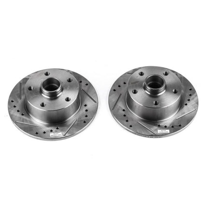 PowerStop Power Stop 96-01 Audi A4 Rear Evolution Drilled & Slotted Rotors - Pair