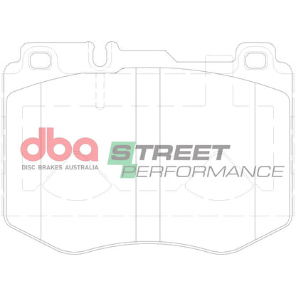 DBA 15-18 Mercedes-Benz C300 (w/Sport Package/AMG Sport Package) Front SP Performance Brake Pads