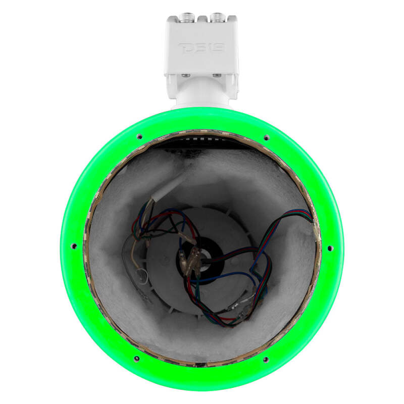 DS18 Marine And Powersports Towers Speakers Not Included 8in RGB LED Lights White