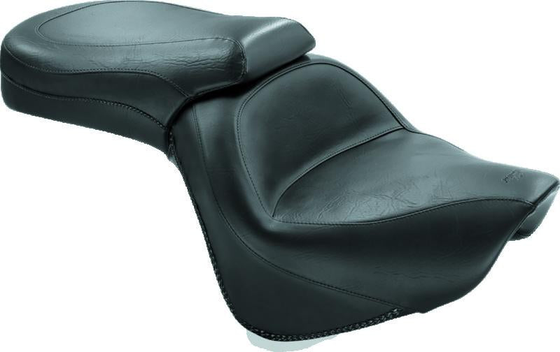 Mustang Motorcycle Mustang 06-21 Kawasaki Vulcan 900 Classic, Custom Standard Touring 1PC Seat - Black