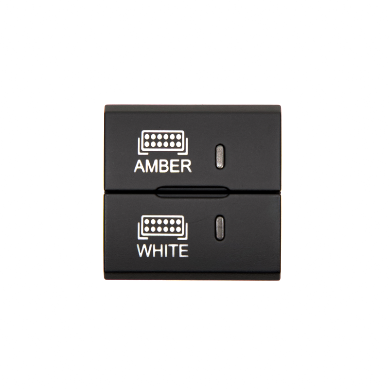 Cali Raised LED Cali Raised Square Style Dual Function Toyota Oem Style Amber & White Switch
