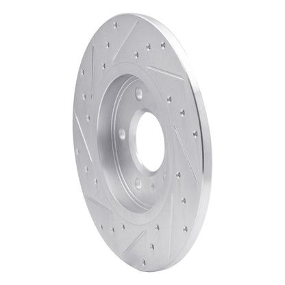 R1 Concepts R1 05-05 Buick TERRAZA Rear Right Drilled & Slotted Silver Brake Rotor