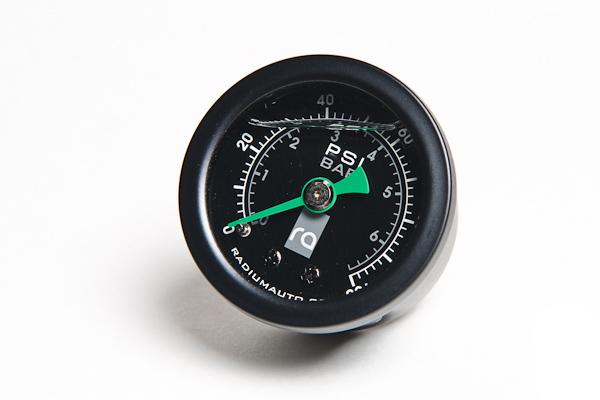 Radium Engineering 08-17 Subaru WRX STI Fuel Pressure Gauge w/ 8AN ORB Adapter