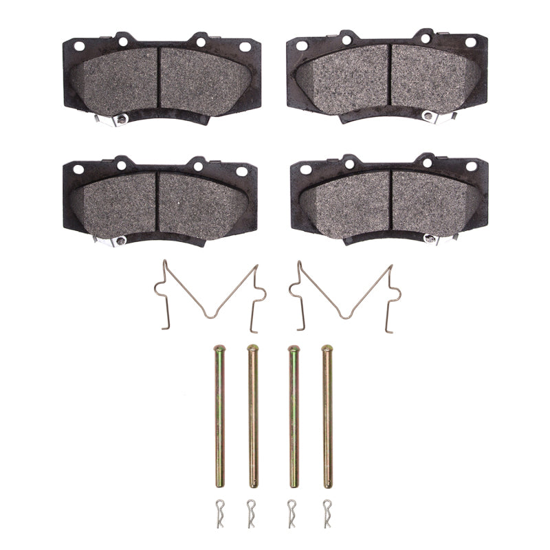 DFC 13-15 Toyota Hilux (Mexico) Front 3000 Semi-Metallic Brake Pads and Hardware Kit