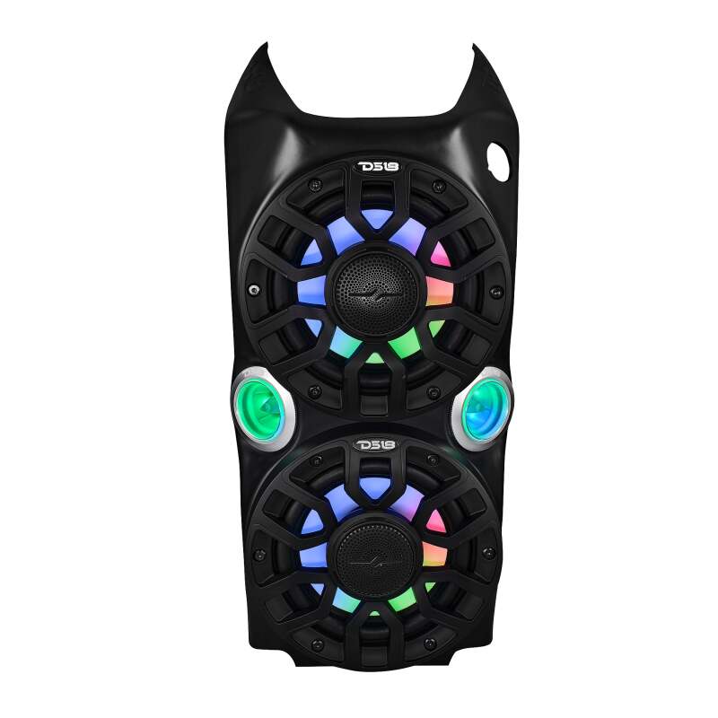 DS18 2015+ Polaris Slingshot Center Console Enclosure w/ 2x 6in NXL-IQ6/BK & PRO-TW7LD Speakers