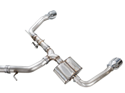 AWE Tuning 22-26 Hyundai Elantra N SwitchPath Cat-Back Exhaust - Chrome Silver Tips