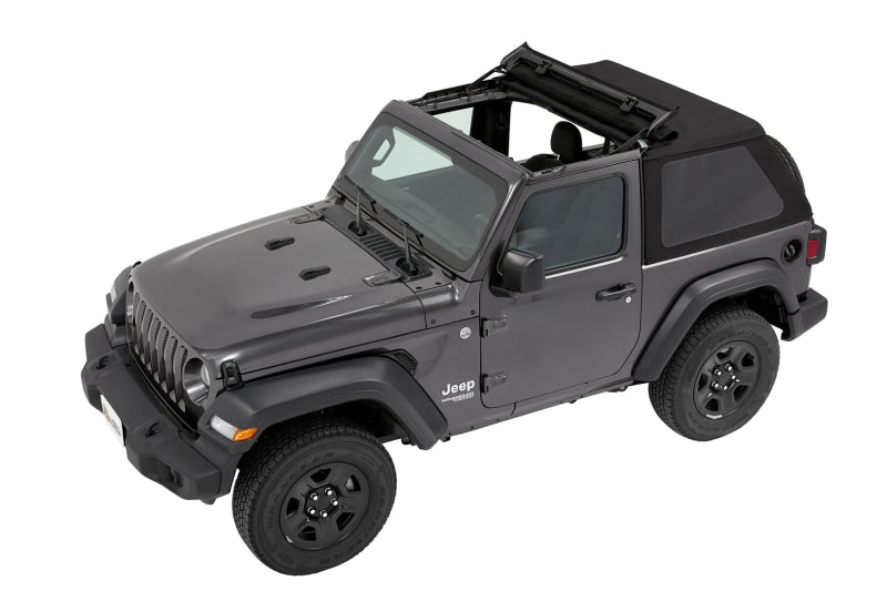Bestop 18-26 Jeep Wrangler JL 2-Door Trektop (Premium Black Twill)