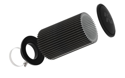 K&N Engineering K&N Universal Clamp-On Air Filter 3-1/2in Flange ID 6in Base 5-1/4in Top 9in Height