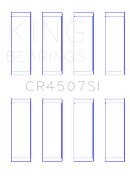 King Engine Bearings King Mazda MZR 2.3L 16v / Ford Duratec 2.3L 16v (Size +.75) Connecting Rod Bearing Set (Set of 4)