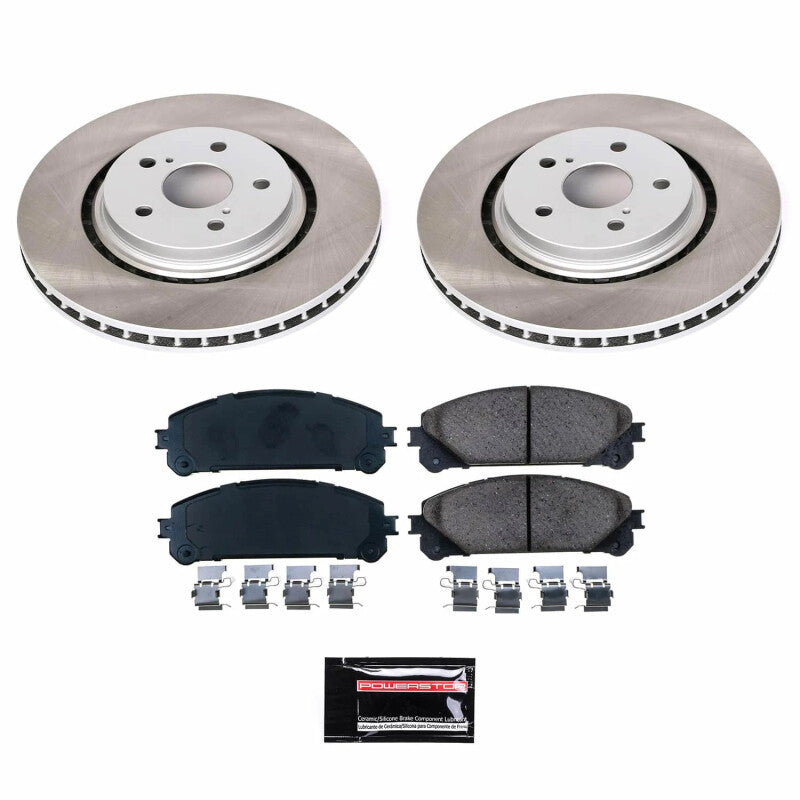 PowerStop Power Stop 20-23 Toyota Camry Front Semi-Coated Rotor Kit