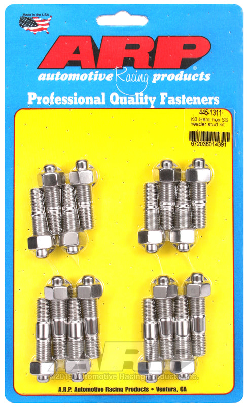 ARP KB Hemi SS hex header stud kit
