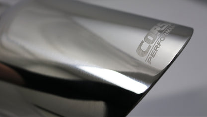 CORSA Performance Corsa 2009-2019 e Universal 3.0in Inlet / 4.5in Outlet Polished Pro-Series Tip Kit