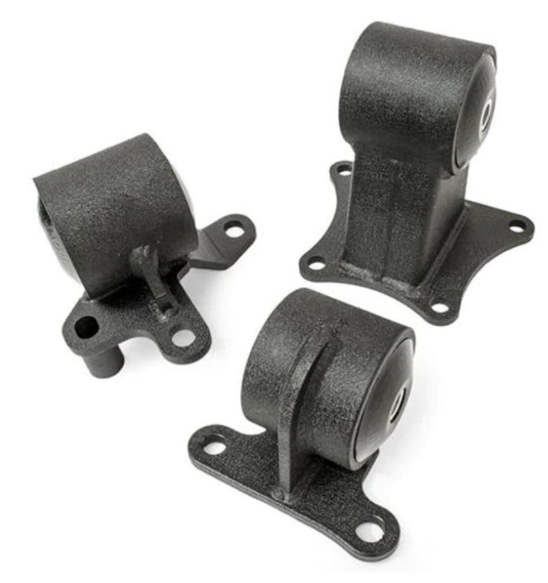 Innovative Mounts Innovative 90-93 Accord F-Series Black Steel Mounts 85A Bushings