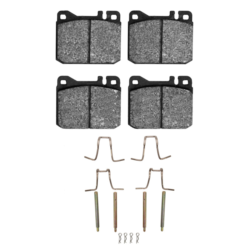 DFC 73-79 Mercedes-Benz 280CE Front 5000 Advanced Low Metallic Brake Pads and Hardware Kit