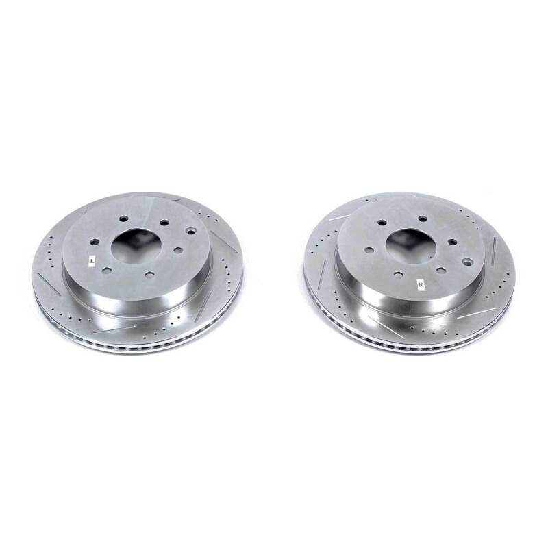 PowerStop Power Stop 11-13 Infiniti QX56 Rear Evolution Drilled & Slotted Rotors - Pair