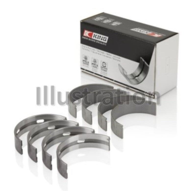 King Engine Bearings King Nissan VQ20DE, VQ25DD, VQ30DE/DD/DET, VQ35DE (Size +0.5mm) Crankshaft Main Bearing (Set of 4)