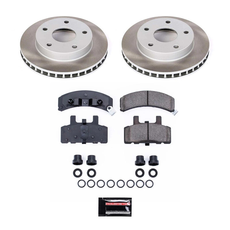 PowerStop Power Stop 94-99 Dodge Ram 1500 Front Semi-Coated Rotor Kit
