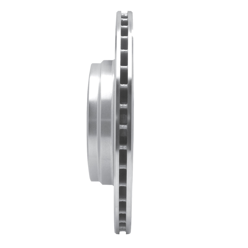 R1 Concepts R1 02-05 BMW 760LI Rear Left Drilled & Slotted Silver Brake Rotor