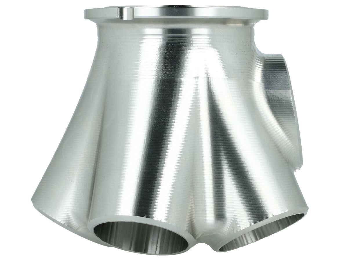 Turbozentrum 119311 5-Cyl. V-Band stainless steel collector for Garrett GTX / G25 / G30 - with 44mm Wastegate port