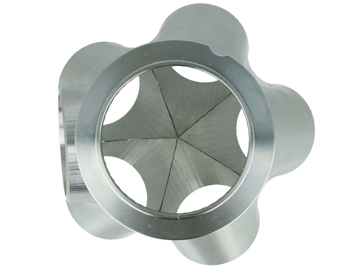 Turbozentrum 119311 5-Cyl. V-Band stainless steel collector for Garrett GTX / G25 / G30 - with 44mm Wastegate port