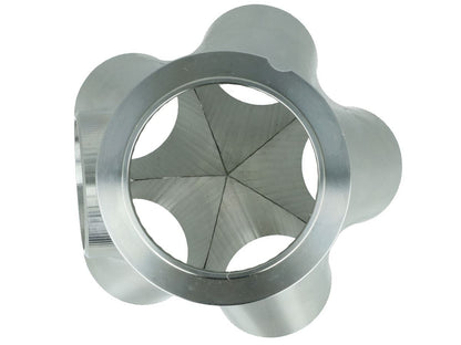 Turbozentrum 119311 5-Cyl. V-Band stainless steel collector for Garrett GTX / G25 / G30 - with 44mm Wastegate port