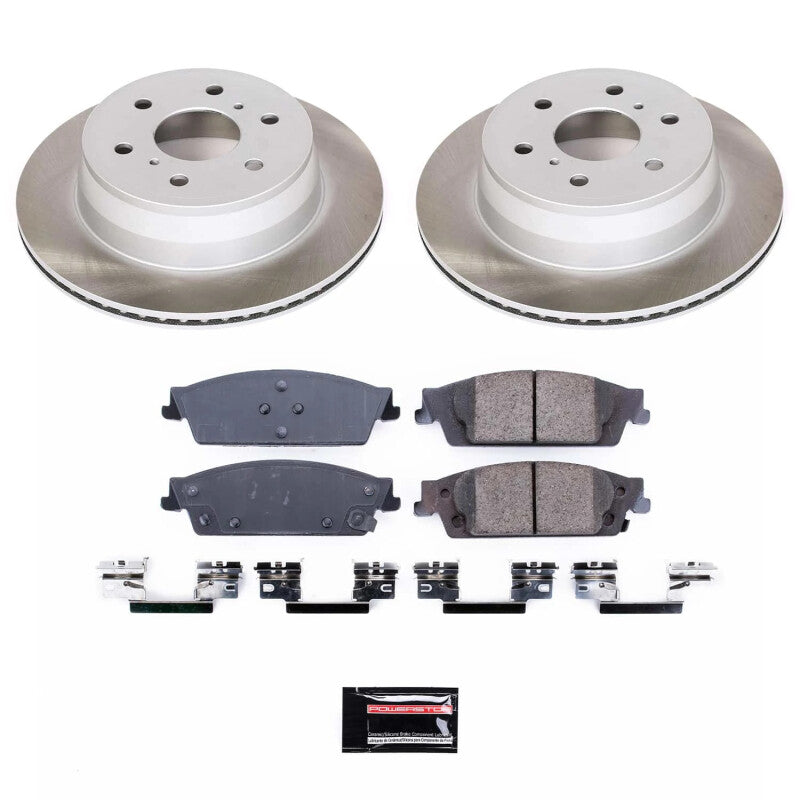 PowerStop Power Stop 15-20 GMC Yukon XL Rear Semi-Coated Rotor Kit