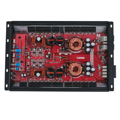 DS18 4-Channel Amp 2x 1000/4ohm Bridge 4 x 550/2ohm 4 x 300/4ohm Watts RMS Black