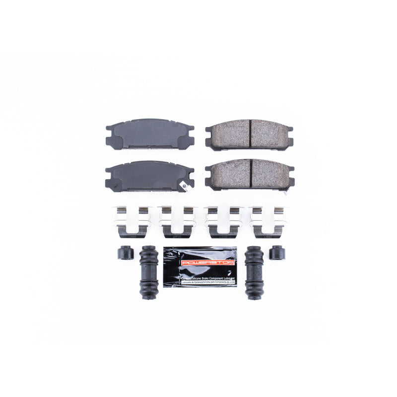 PowerStop Power Stop 93-96 Subaru Impreza Rear Z23 Evolution Sport Brake Pads w/Hardware