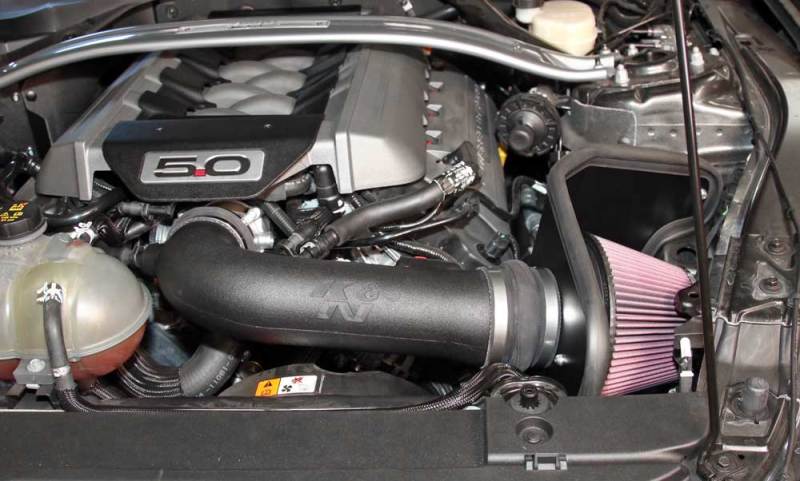 K&N Engineering K&N 2015 Ford Mustang GT 5.0L V8 F/I Performance Intake Kit