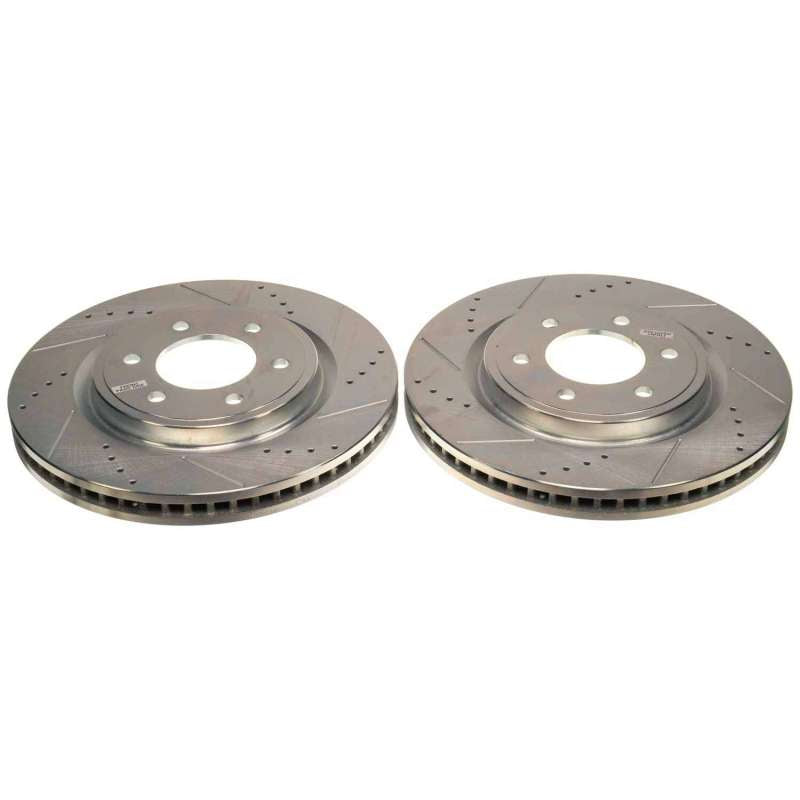 PowerStop Power Stop 21-22 Ford F-150 Front Drilled & Slotted Rotor (Pair)