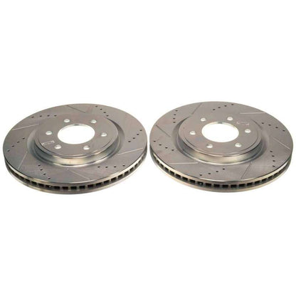 PowerStop Power Stop 21-22 Ford F-150 Front Drilled & Slotted Rotor (Pair)