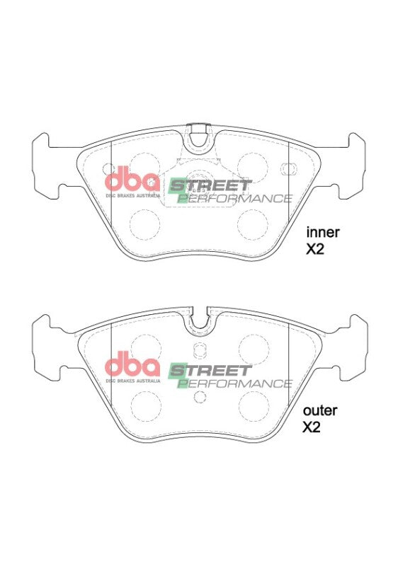 DBA 01-06 BMW 330i/330Ci (E46) SP Performance Front Brake Pads