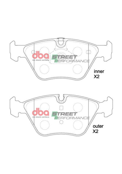 DBA 01-06 BMW 330i/330Ci (E46) SP Performance Front Brake Pads