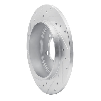 R1 Concepts R1 02-10 Ford Explorer Rear Right Drilled & Slotted Silver Brake Rotor