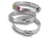 Vibrant S.S. Worm Gear Clamps Pack of 10 - Clamping Range: 4.56in - 5.51in (116mm - 140mm)