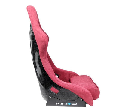 NRG FRP Bucket Seat PRISMA Edition - Large (Maroon/ Pearlized Back)