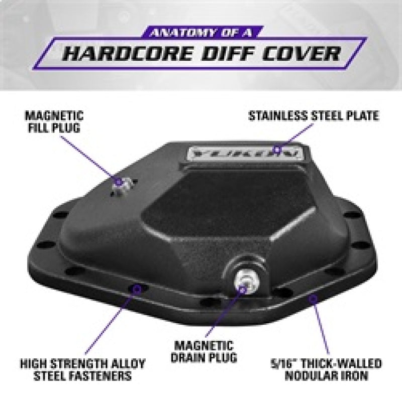 Yukon Gear & Axle Yukon Gear Hardcore Diff Cover for 14 Bolt GM Rear w/ 3/8in. Cover Bolts