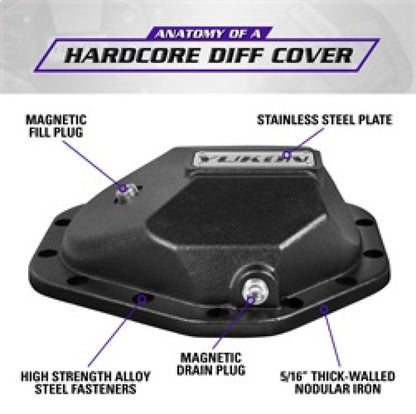 Yukon Gear & Axle Yukon Gear Hardcore Diff Cover for 14 Bolt GM Rear w/ 3/8in. Cover Bolts