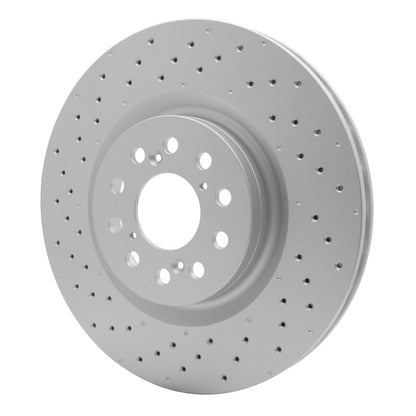 DFC 17-25 Honda Civic Hatchback Front Drilled GeoSPEC Coated Rotor