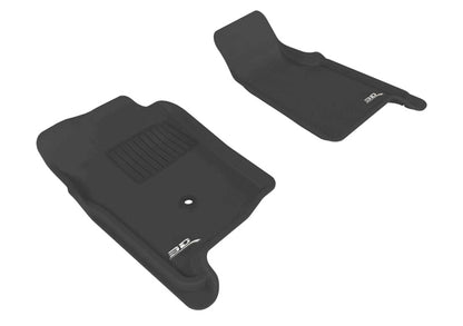3D MAXpider 04-11 Ford Ranger Regular Cab/Supercab Kagu 1st Row Floormat - Black
