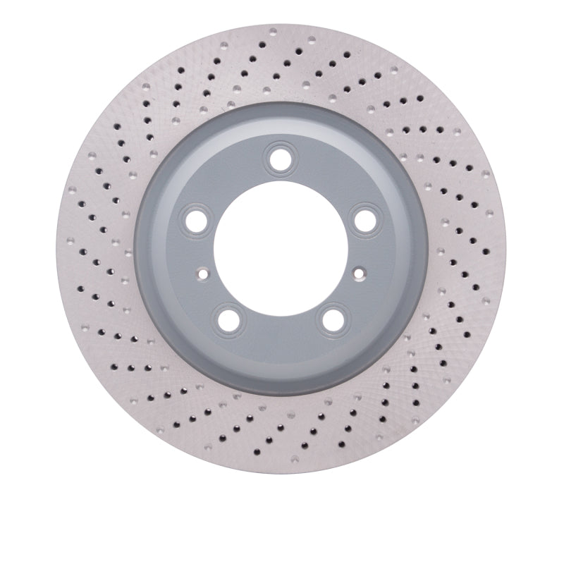 DFC 12-16 Porsche 911 Left Front Drilled GeoSPEC Coated Rotor